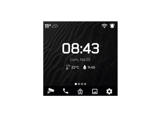 VIP40 4 İnç IP Daire Monitörü